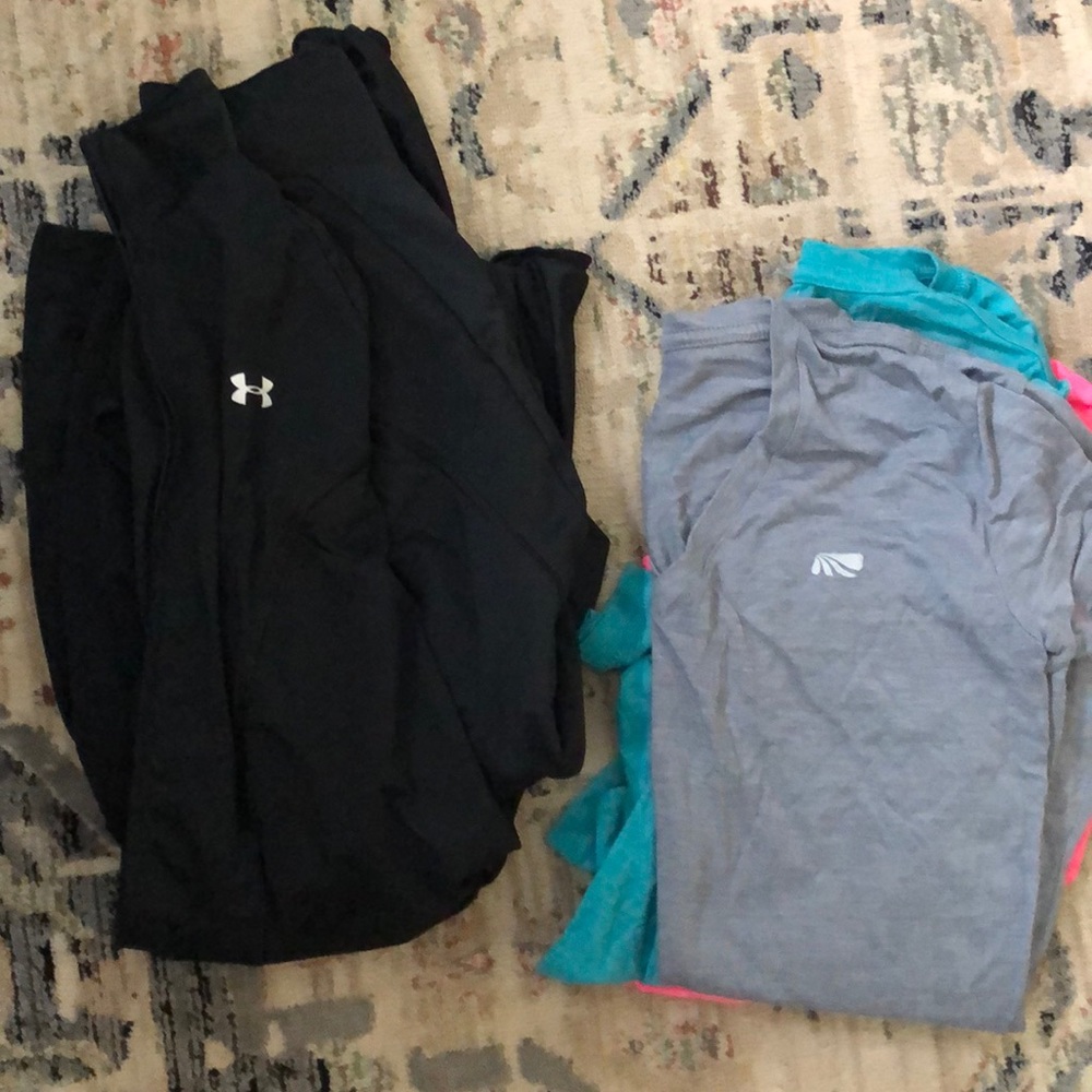 Workout shirts and jacket